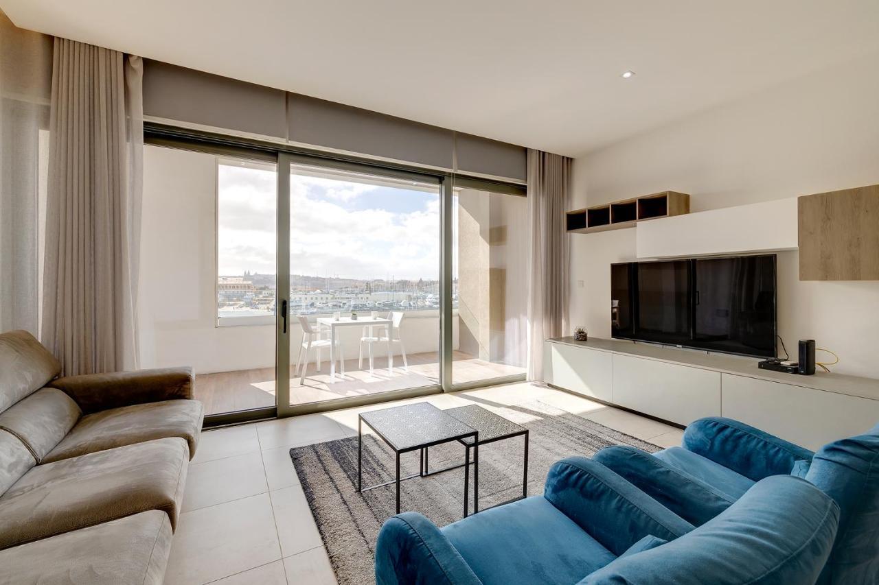 Deluxe Apartment With Valletta And Harbour Views سليمة المظهر الخارجي الصورة